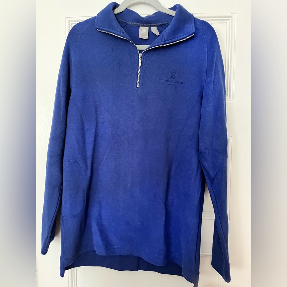 Men’s NuSport Quarter Zip - Medium - Ritz Carleton Naples Branded